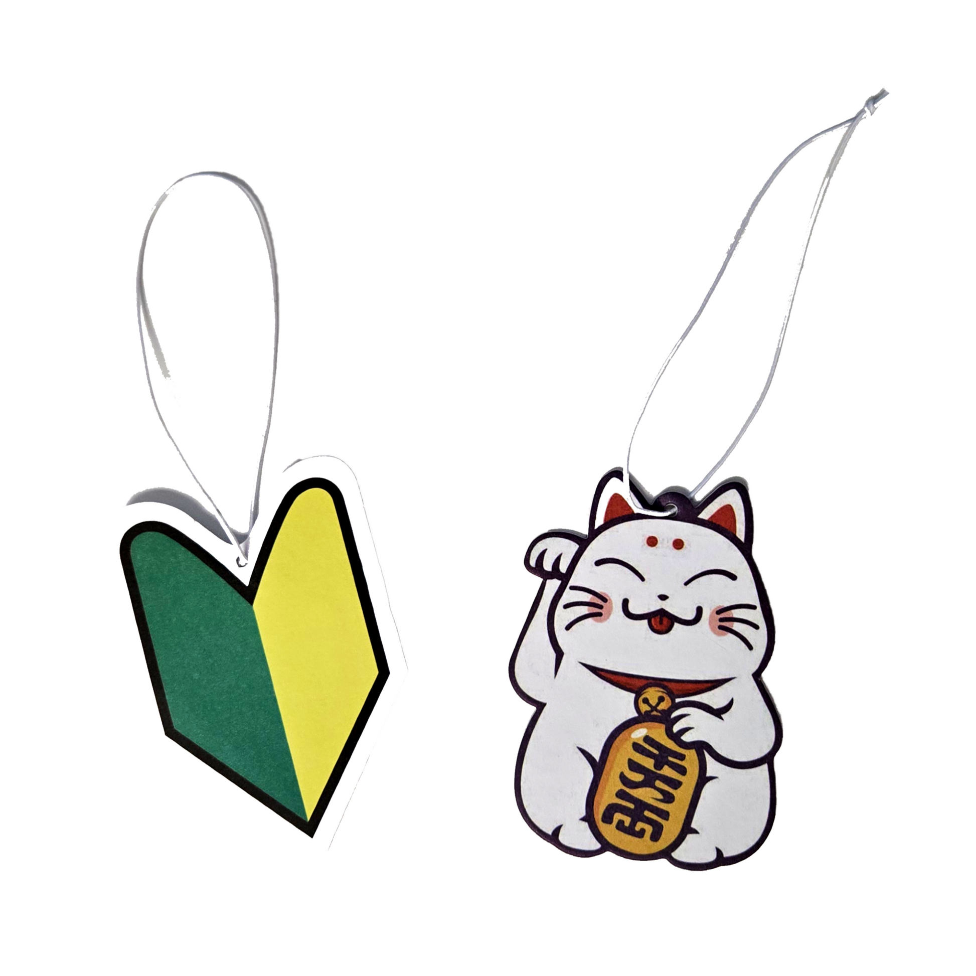 jdm leaf and lucky cat air freshener